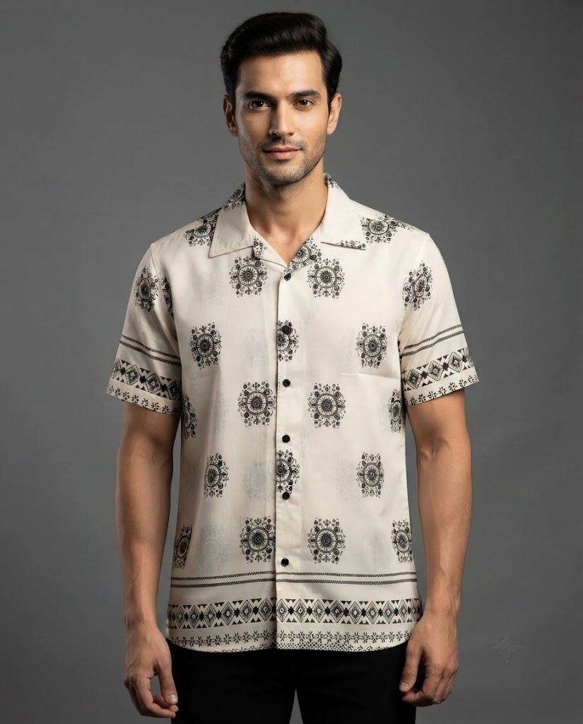 ARMANI FABRIC DIGITAL PRINT SHIRT