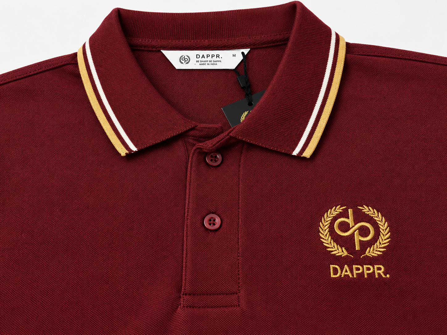 ORGANIC COTTON AIRTEX BUTTON POLO T-SHIRT