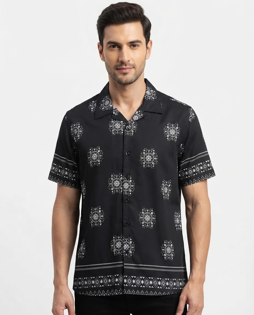 ARMANI FABRIC DIGITAL PRINT SHIRT