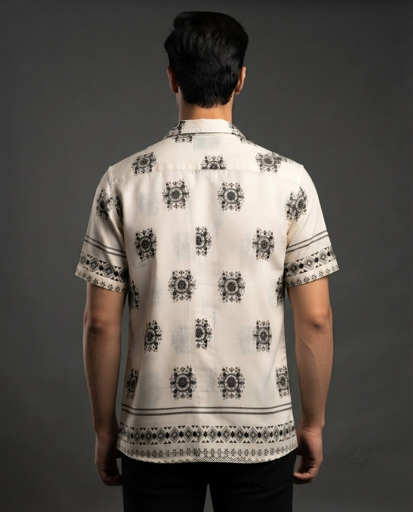 ARMANI FABRIC DIGITAL PRINT SHIRT