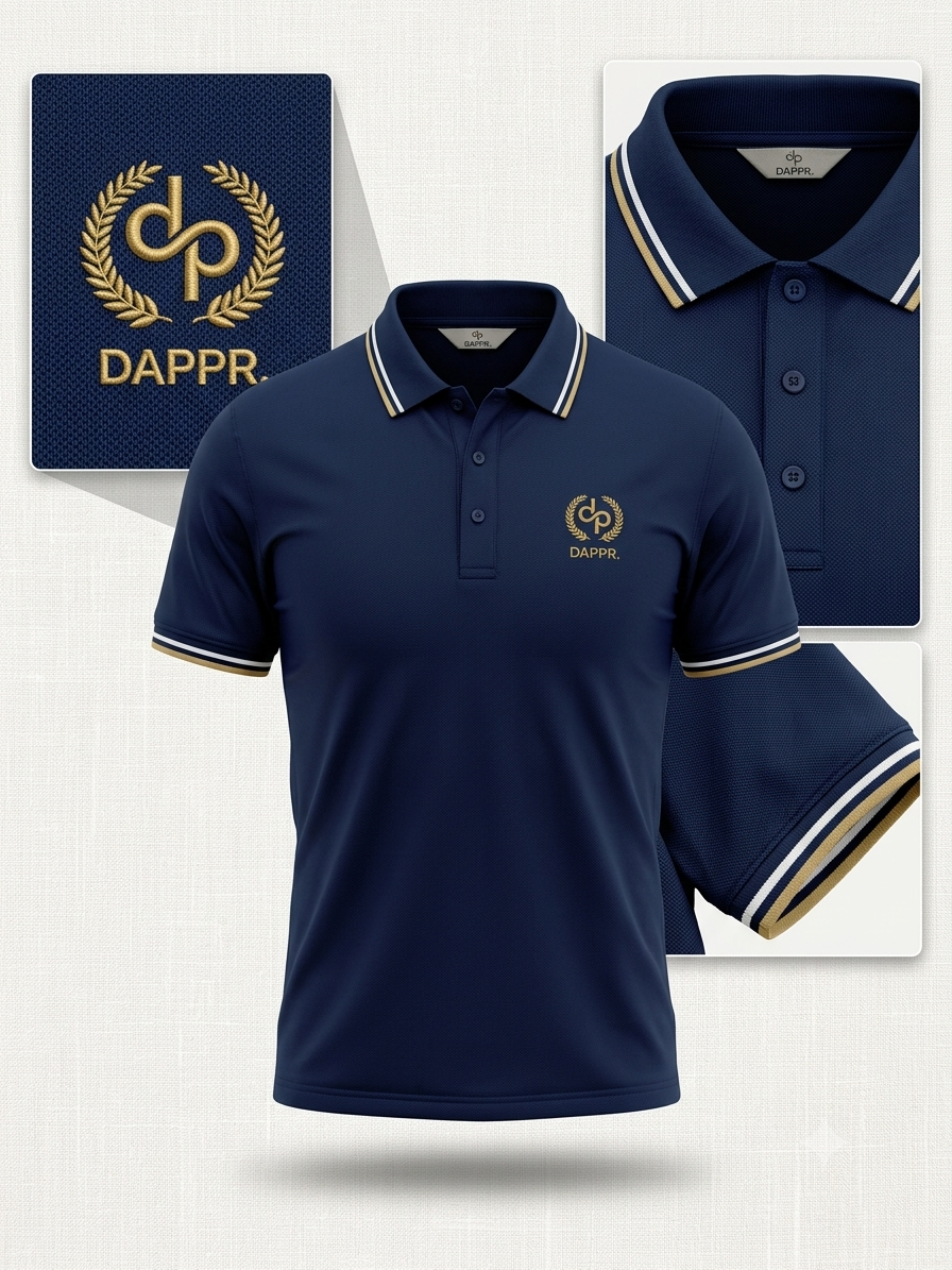 ORGANIC COTTON AIRTEX BUTTON POLO T-SHIRT