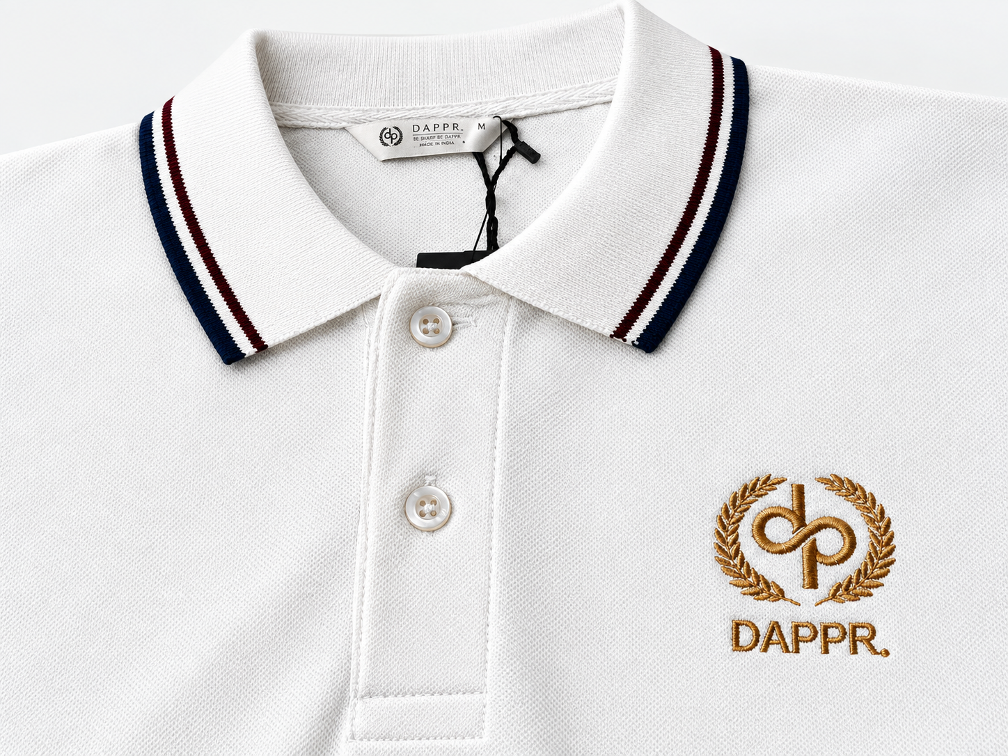 ORGANIC COTTON AIRTEX BUTTON POLO T-SHIRT