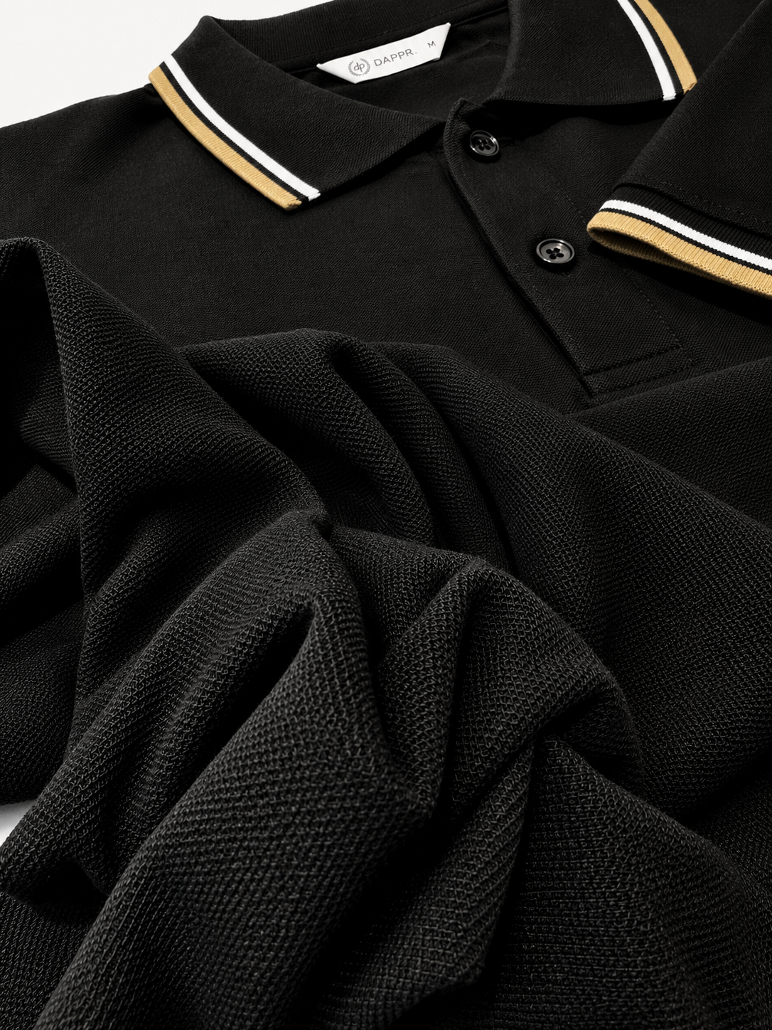 ORGANIC COTTON AIRTEX BUTTON POLO T-SHIRT