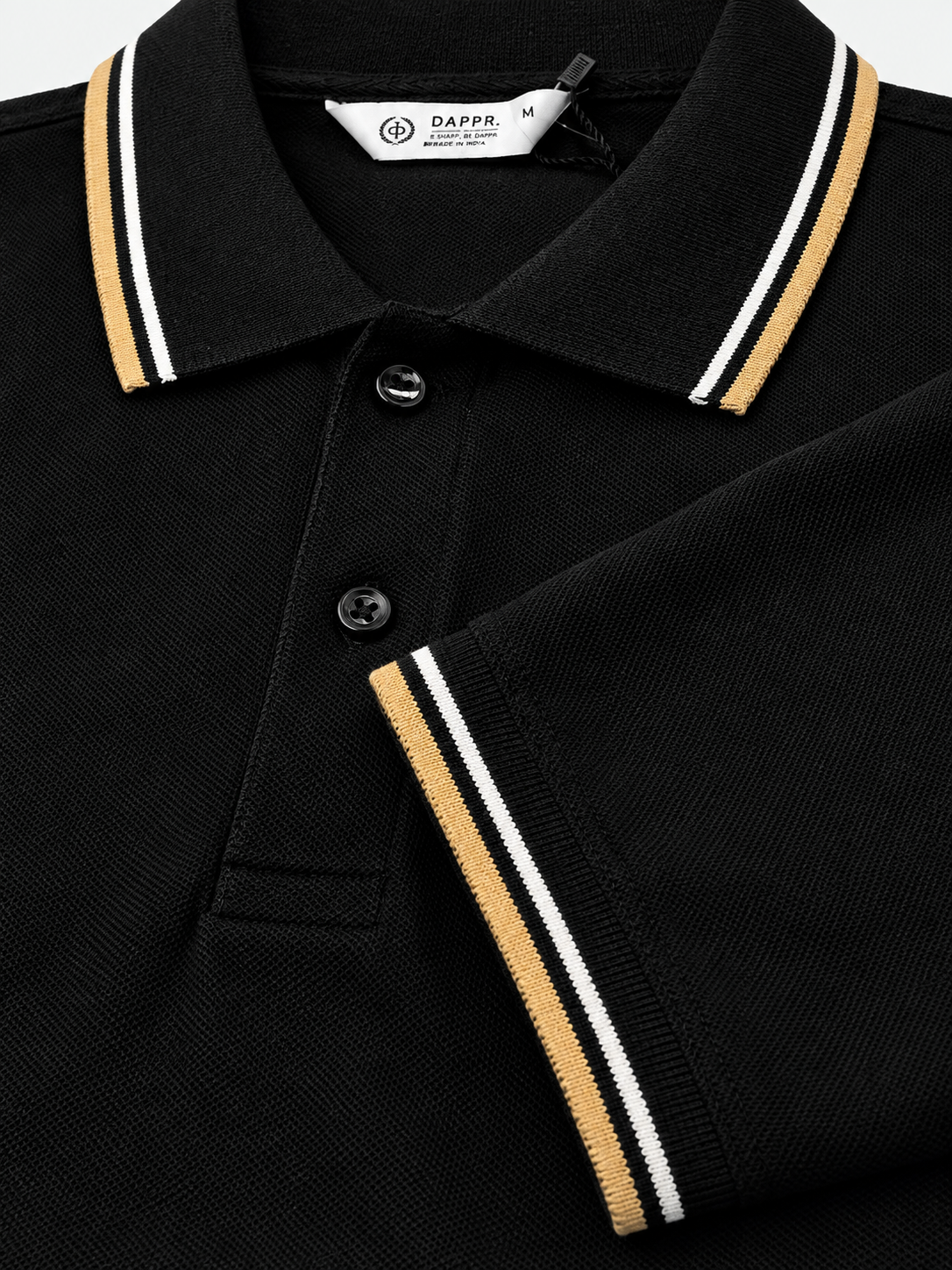 ORGANIC COTTON AIRTEX BUTTON POLO T-SHIRT